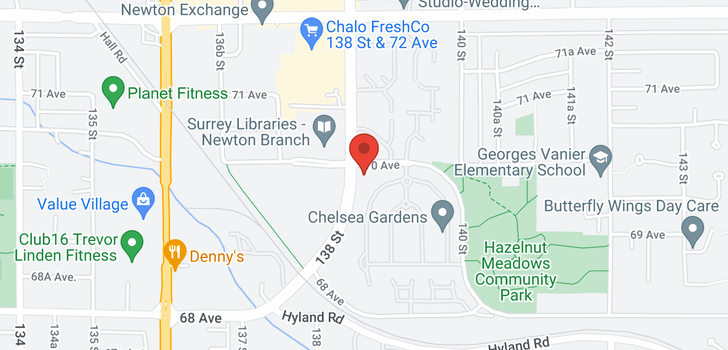 map of 410 13860 70 AVENUE